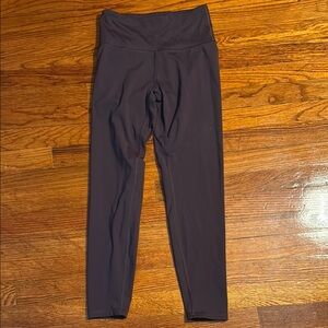 High-Waisted Plum Leggings